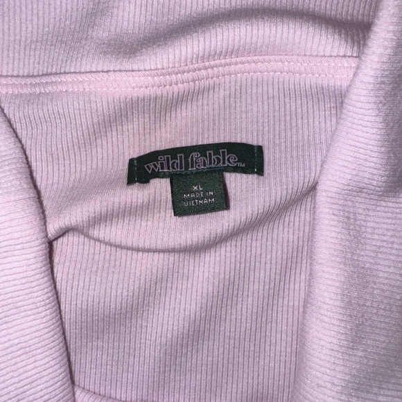 Wild Fable Light Pink Ribbed Top - Picture 5 of 8